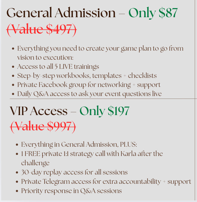 Vision to Venue: 5 Day Challenge (Nov 17-21)